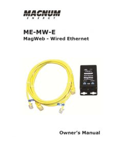 thumbnail of ME-MagWeb Owners Manual